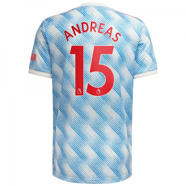 Игровая форма  Andreas Pereira Manchester United adidas 2021/22 Away Replica Player - White