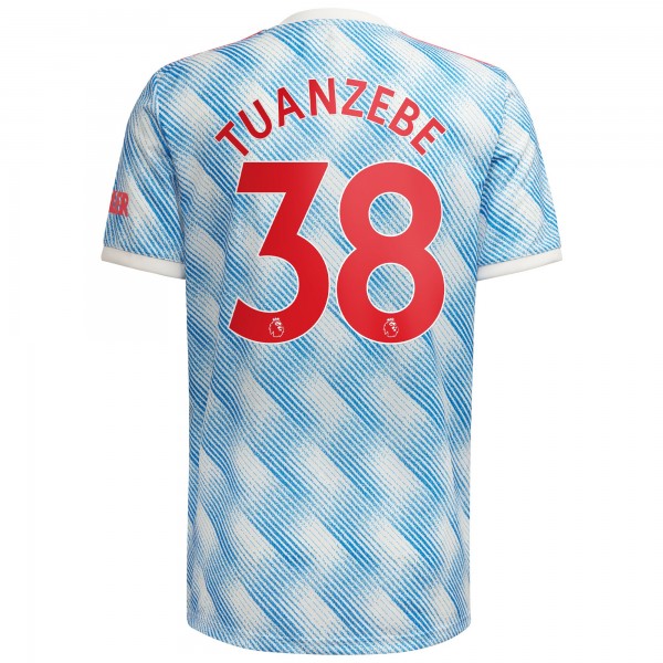 Игровая форма  Axel Tuanzebe Manchester United adidas 2021/22 Away Replica Player - White