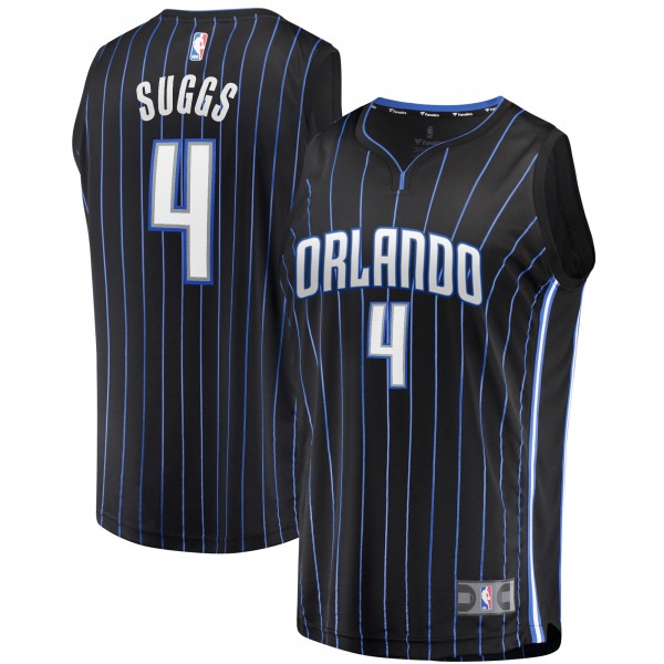 Игровая форма  Jalen Suggs Orlando Magic Youth 2021 NBA Draft First Round Pick Fast Break Replica Black - Icon Edition