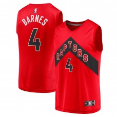 Игровая форма  Scottie Barnes Toronto Raptors Youth 2021 NBA Draft First Round Pick Fast Break Replica Red - Icon Edition