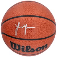 Баскетбольный мяч Jalen Green Houston Rockets Fanatics Authentic Autographed Wilson Authentic Series Indoor/Outdoor