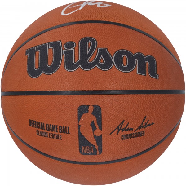 Evan Mobley Cleveland Cavaliers Autographed Fanatics Authentic Wilson Official Game Basketball
