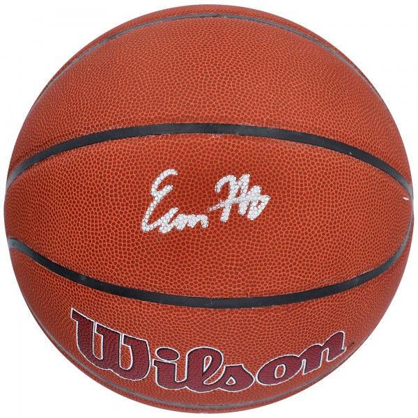 Баскетбольный мяч Evan Mobley Cleveland Cavaliers Fanatics Authentic Autographed Wilson Team Logo