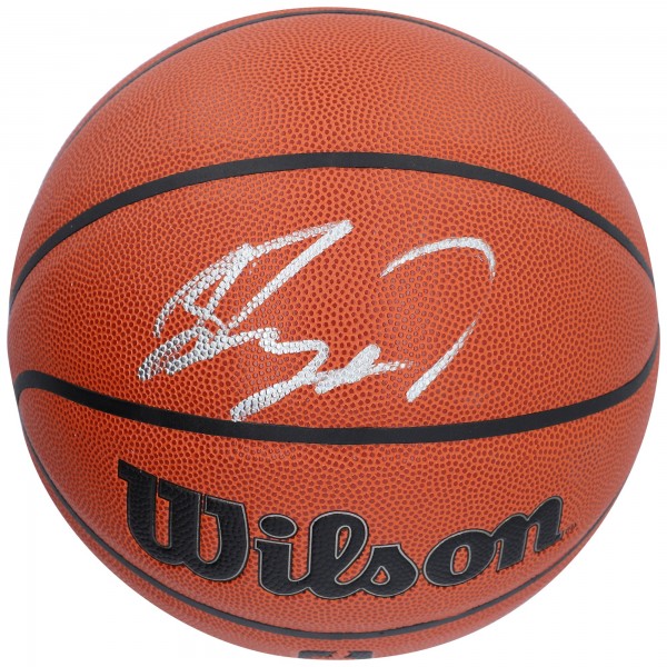 Баскетбольный мяч Jalen Suggs Orlando Magic Fanatics Authentic Autographed Wilson Authentic Series Indoor/Outdoor
