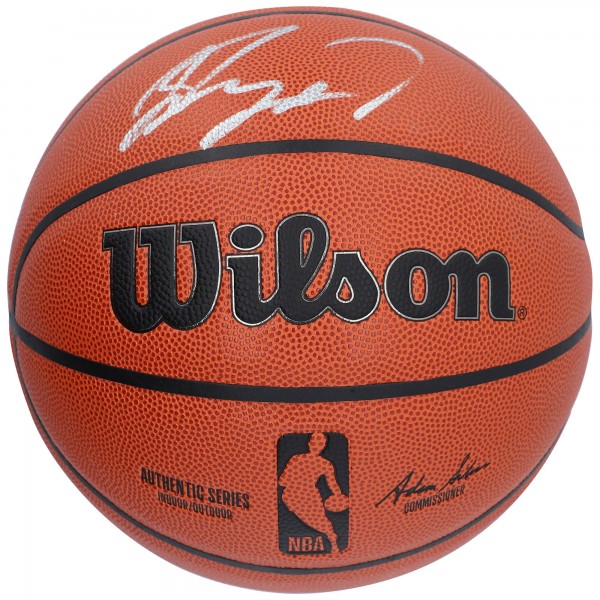 Баскетбольный мяч Jalen Suggs Orlando Magic Fanatics Authentic Autographed Wilson Authentic Series Indoor/Outdoor