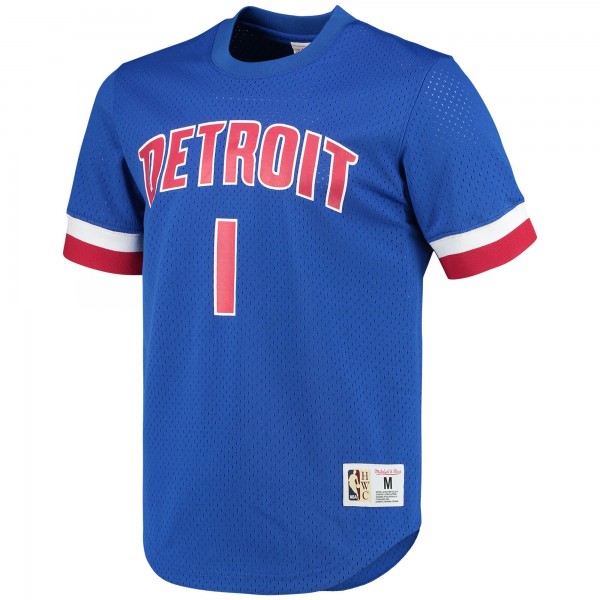 Футболка Chauncey Billups Detroit Pistons Mitchell & Ness 2003 Mesh - Blue