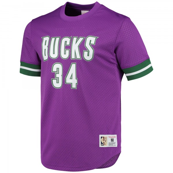 Футболка Ray Allen Milwaukee Bucks Mitchell & Ness 2000 Mesh - Purple