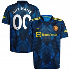 Игровая форма  Manchester United adidas 2021/22 Third Replica Custom - Blue