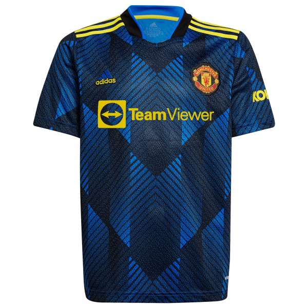 Игровая форма  Manchester United adidas 2021/22 Third Replica Custom - Blue