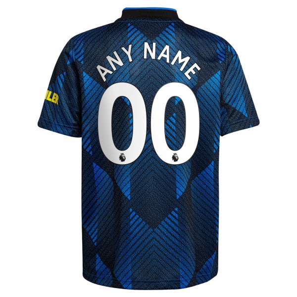 Игровая форма  Manchester United adidas 2021/22 Third Replica Custom - Blue