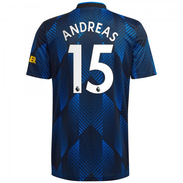 Игровая форма  Andreas Pereira Manchester United adidas 2021/22 Third Replica Player - Blue