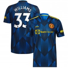Игровая форма  Brandon Williams Manchester United adidas 2021/22 Third Replica Player - Blue