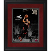 Facsimile Signature Miami Heat Tyler Herro Fanatics Authentic Framed 11 x 14 Spotlight Photograph