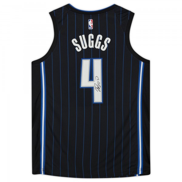Autographed Orlando Magic Jalen Suggs Fanatics Authentic Black Nike 2021 Swingman Jersey