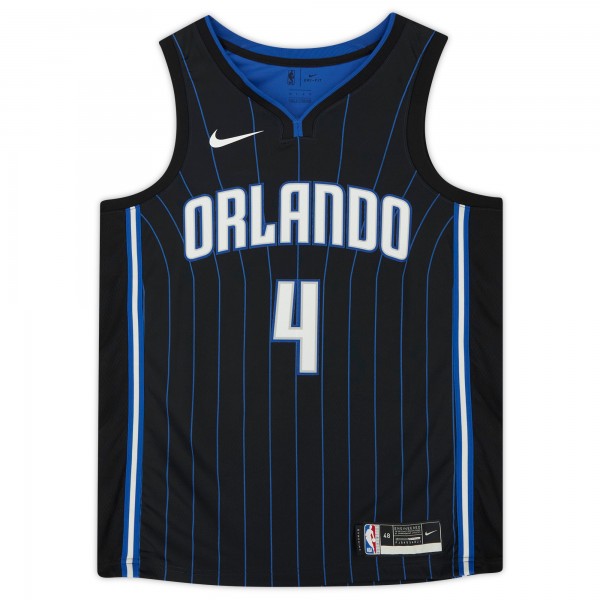 Autographed Orlando Magic Jalen Suggs Fanatics Authentic Black Nike 2021 Swingman Jersey