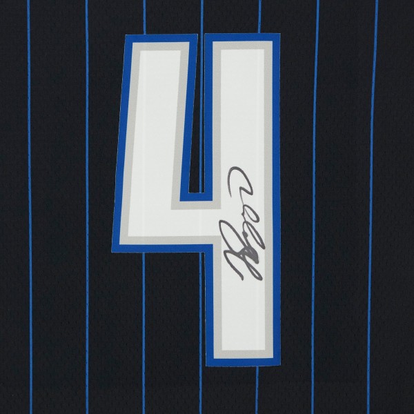 Autographed Orlando Magic Jalen Suggs Fanatics Authentic Black Nike 2021 Swingman Jersey