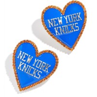 Серьги New York Knicks BaubleBar Statement Stud