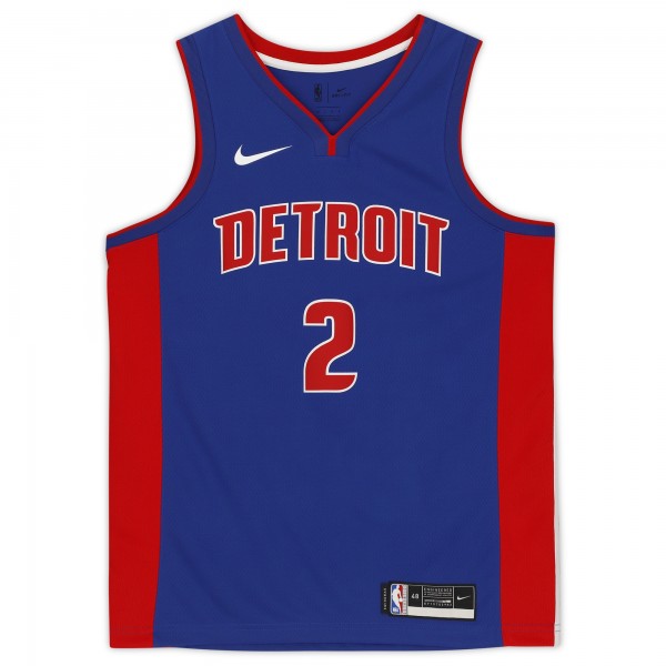 Autographed Detroit Pistons Cade Cunningham Fanatics Authentic Swingman Jersey with 2021 #1 Pick Inscription