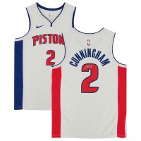 Autographed Detroit Pistons Cade Cunningham Fanatics Authentic White Nike Association Edition Swingman Jersey
