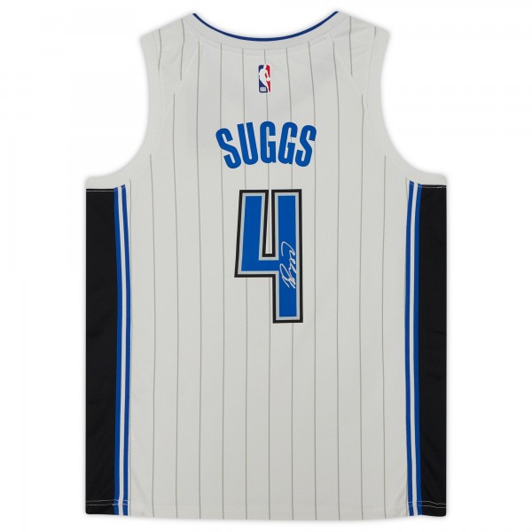 Autographed Orlando Magic Jalen Suggs Fanatics Authentic Nike White Association Swingman Jersey