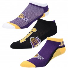 Три пары носков Los Angeles Lakers For Bare Feet Flash