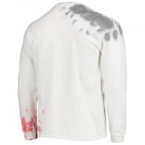 Футболка с длинным рукавом Houston Rockets Junk Food Tie-Dye - White