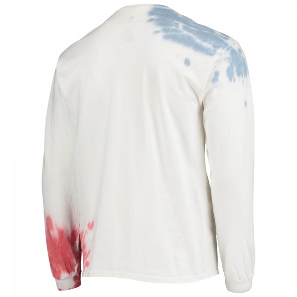 Футболка с длинным рукавом LA Clippers Junk Food Tie-Dye - White