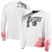 Футболка с длинным рукавом Toronto Raptors Junk Food Tie-Dye - White