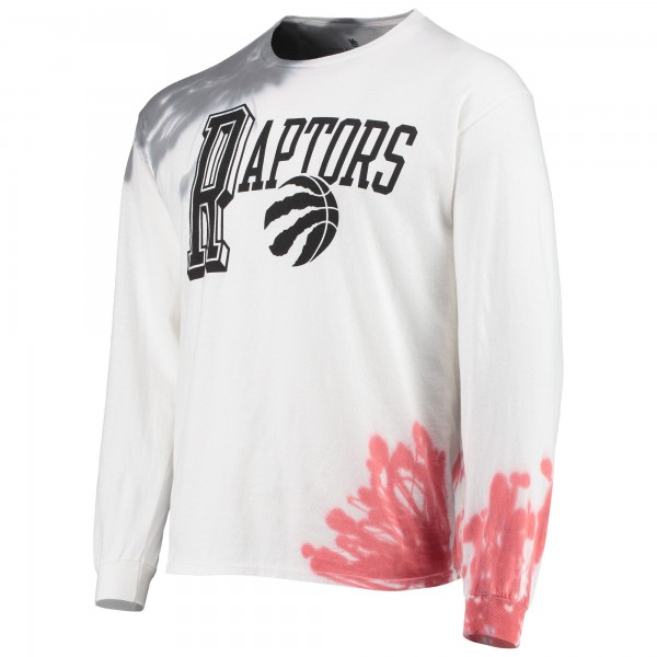 Футболка с длинным рукавом Toronto Raptors Junk Food Tie-Dye - White