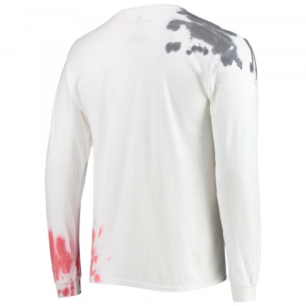 Футболка с длинным рукавом Toronto Raptors Junk Food Tie-Dye - White