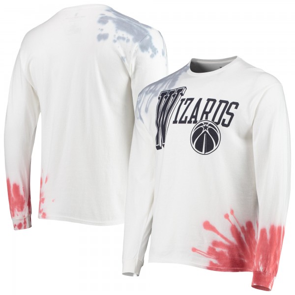 Футболка с длинным рукавом Washington Wizards Junk Food Tie-Dye - White