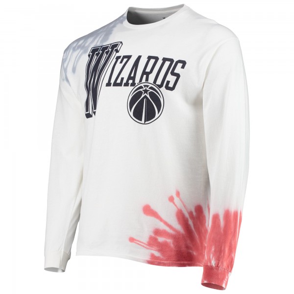 Футболка с длинным рукавом Washington Wizards Junk Food Tie-Dye - White