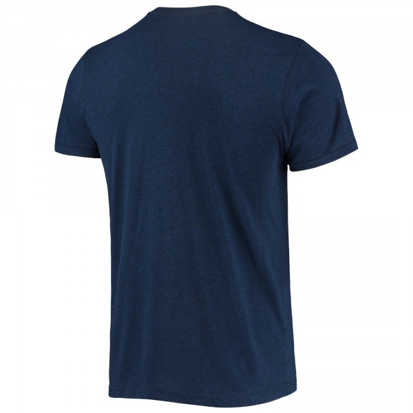 New York Yankees Homage Navy Hand-Drawn Logo Tri-Blend T-Shirt