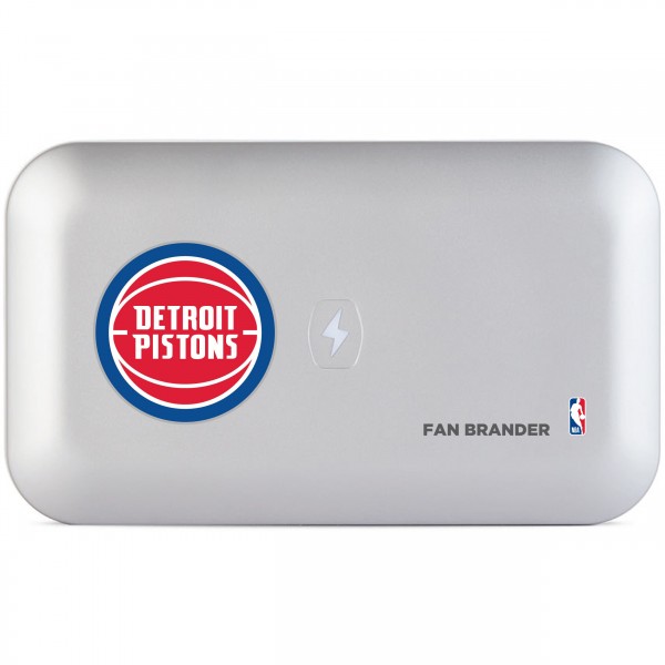 Аккумулятор и санитайзер Detroit Pistons PhoneSoap 3 UV Phone - White