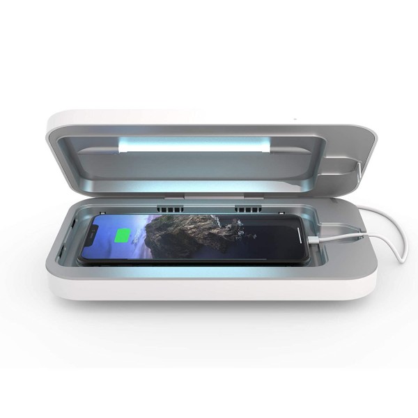 Аккумулятор и санитайзер Sacramento Kings PhoneSoap 3 UV Phone - White