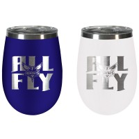 Charlotte Hornets Team Colors Wine Tumbler Two-Piece Set