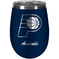 Indiana Pacers 10oz. Personalized Team Color Wine Tumbler