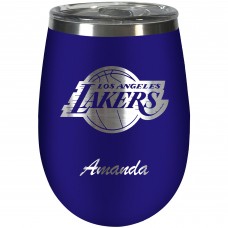 Los Angeles Lakers 10oz. Personalized Team Color Wine Tumbler
