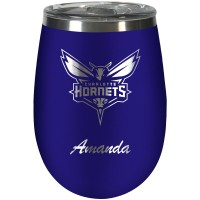 Charlotte Hornets 10oz. Personalized Team Color Wine Tumbler