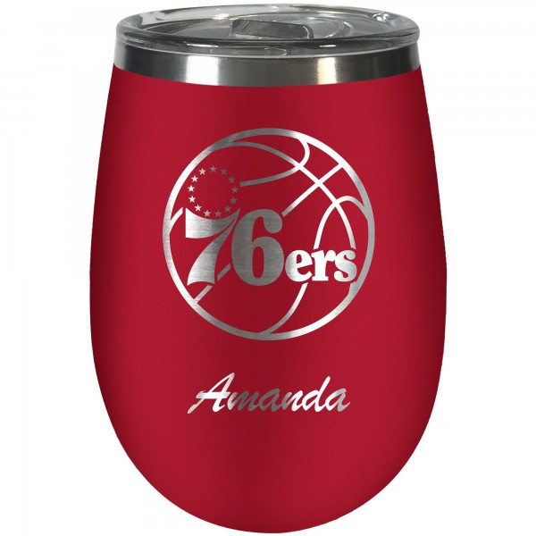 Именной бокал для вина Philadelphia 76ers 10oz. Team Color