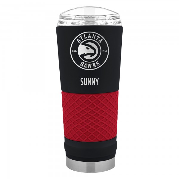 Atlanta Hawks 24oz. Personalized Team Color Draft Tumbler