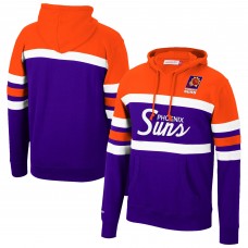 Толстовка Phoenix Suns Mitchell & Ness Hardwood Classics Head Coach Color Block - Orange/Purple