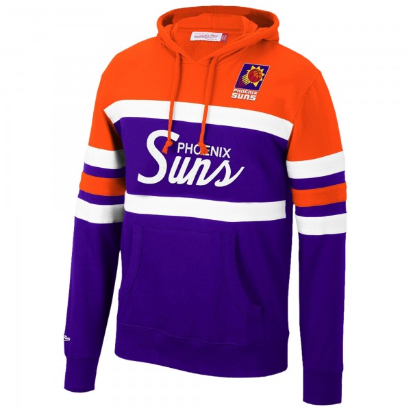 Толстовка Phoenix Suns Mitchell & Ness Hardwood Classics Head Coach Color Block - Orange/Purple