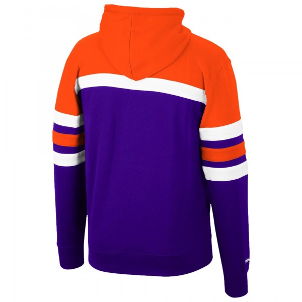 Толстовка Phoenix Suns Mitchell & Ness Hardwood Classics Head Coach Color Block - Orange/Purple