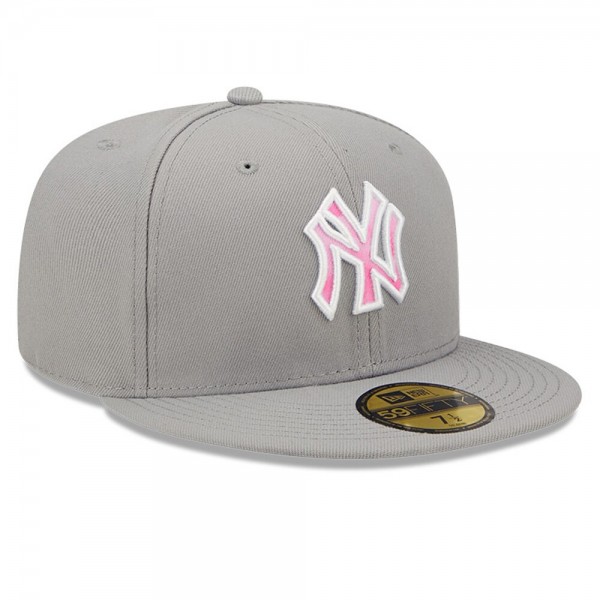 Бейсболка New York Yankees New Era 2022 Mother's Day On-Field 59FIFTY - Gray