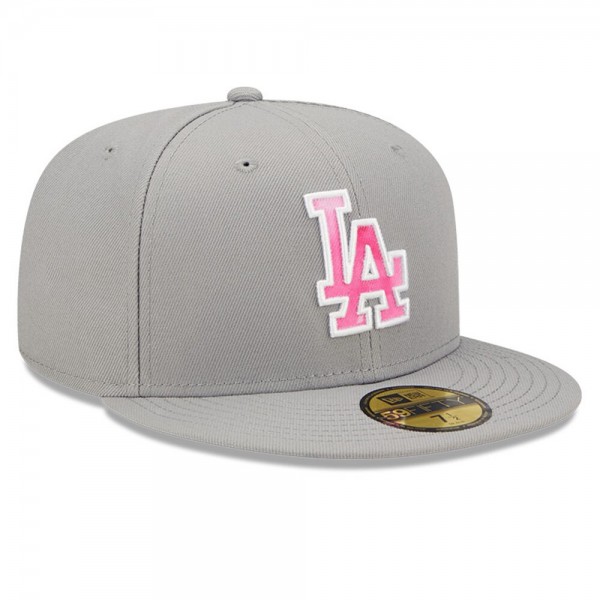 Бейсболка Los Angeles Dodgers New Era 2022 Mothers Day On-Field 59FIFTY - Gray
