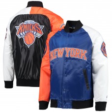 Куртка New York Knicks Starter Tricolor Remix - Blue/Orange/White