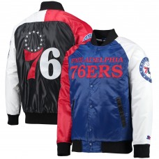 Куртка Philadelphia 76ers Starter Tricolor Remix - Royal/Red/White