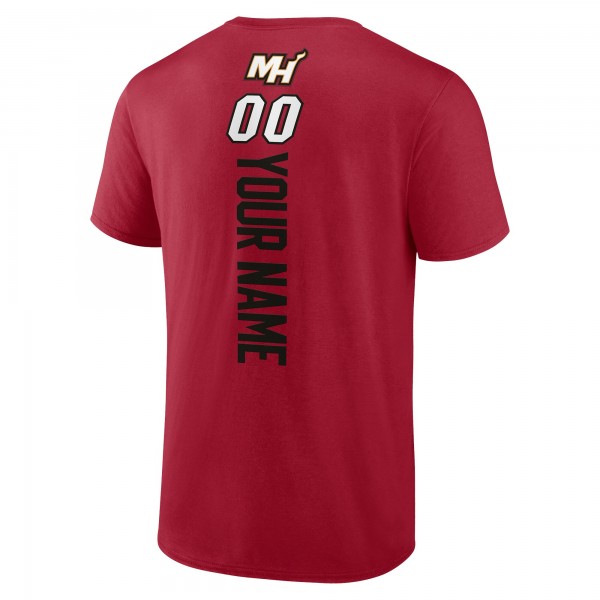 Футболка Miami Heat Red Personalized Playmaker Team