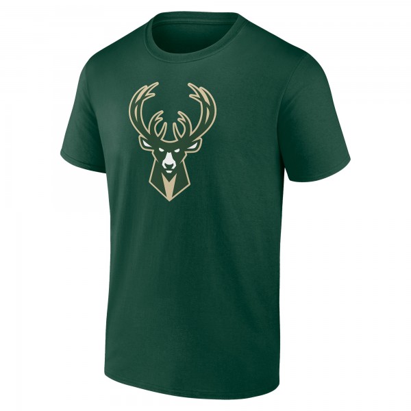 Milwaukee Bucks Hunter Green Personalized Playmaker Team T-Shirt
